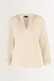 Losvallende blouse plooidetails