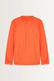 Losvallende blouse plooidetails
