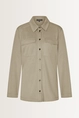 Losvallende blouse zachte modalmix
