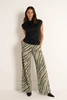 Losvallende broek met zebraprint