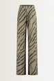 Losvallende broek met zebraprint