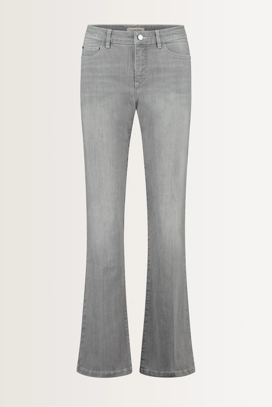 Low rise flared jeans