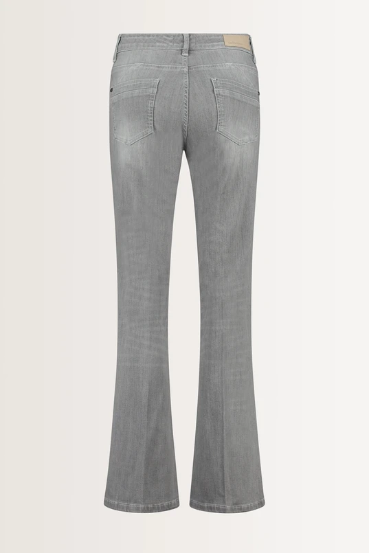Low rise flared jeans