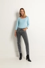 Low rise skinny jeans