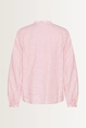 Luchtige blouse bladmotief