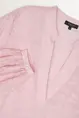 Luchtige blouse bladmotief