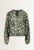 Luchtige blouse met luipaardprint Monari