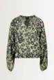 Luchtige blouse met luipaardprint Monari