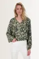 Luchtige blouse met luipaardprint Monari