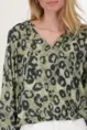 Luchtige blouse met luipaardprint Monari