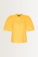 Luchtige blouse met volumemouwen