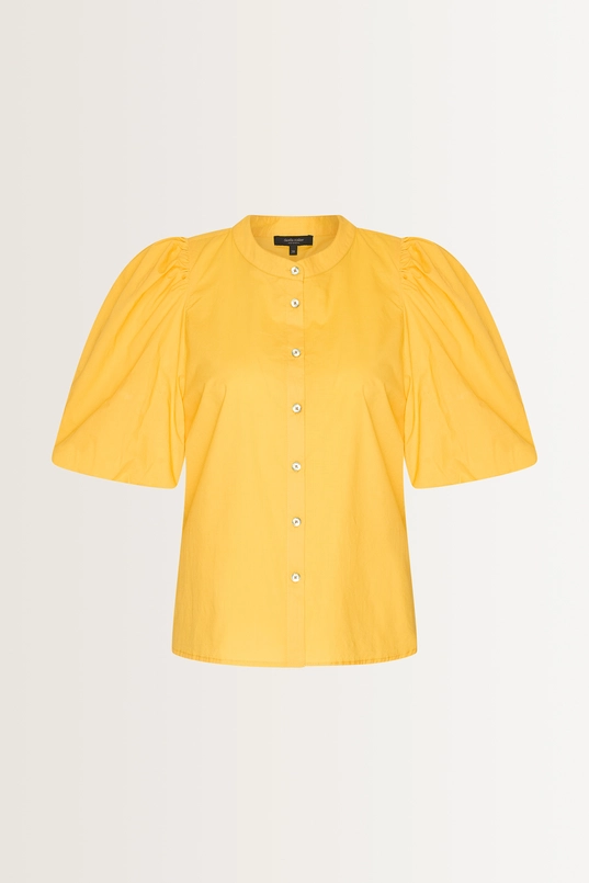 Luchtige blouse met volumemouwen