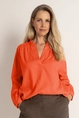 Luchtige blouse van katoenen twill