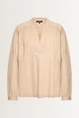 Luchtige blouse van katoenen twill