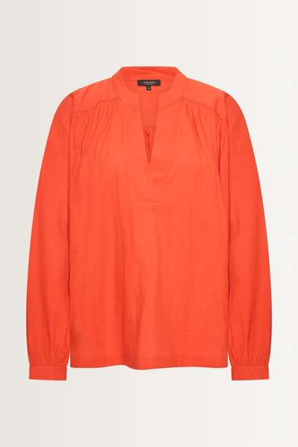 Luchtige blouse van katoenen twill