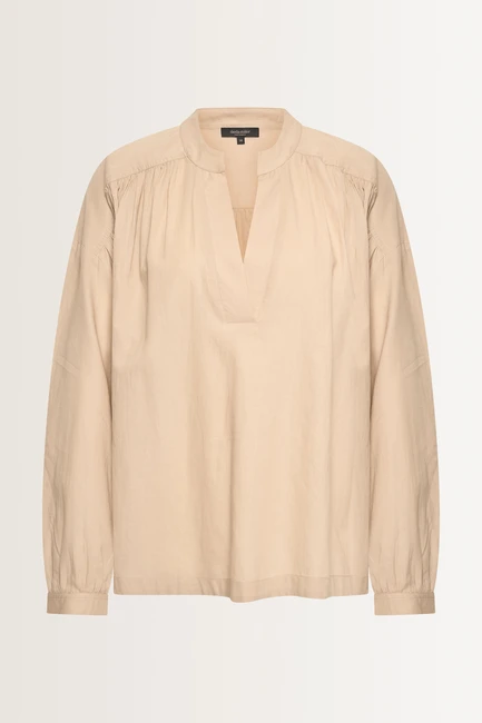 Luchtige blouse van katoenen twill