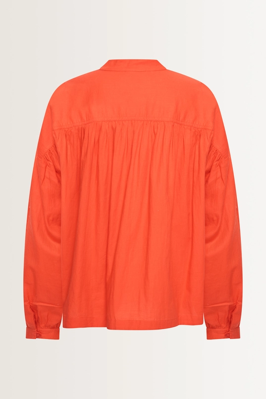 Luchtige blouse van katoenen twill