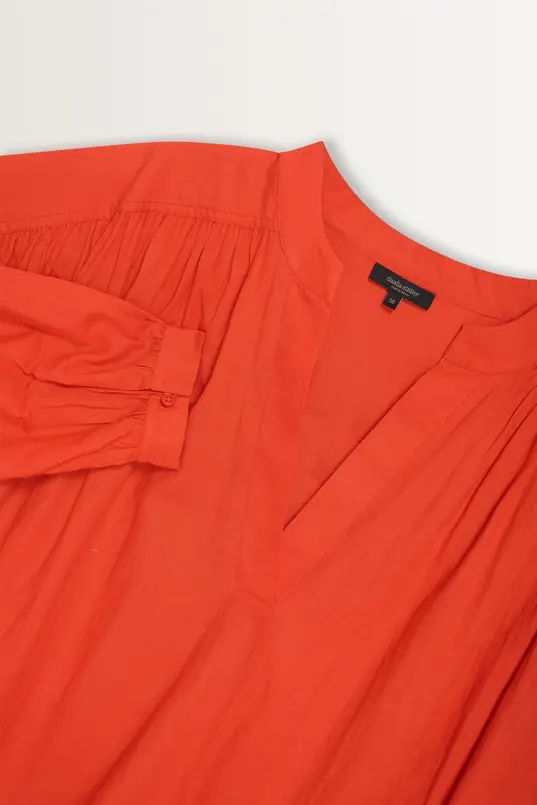 Luchtige blouse van katoenen twill
