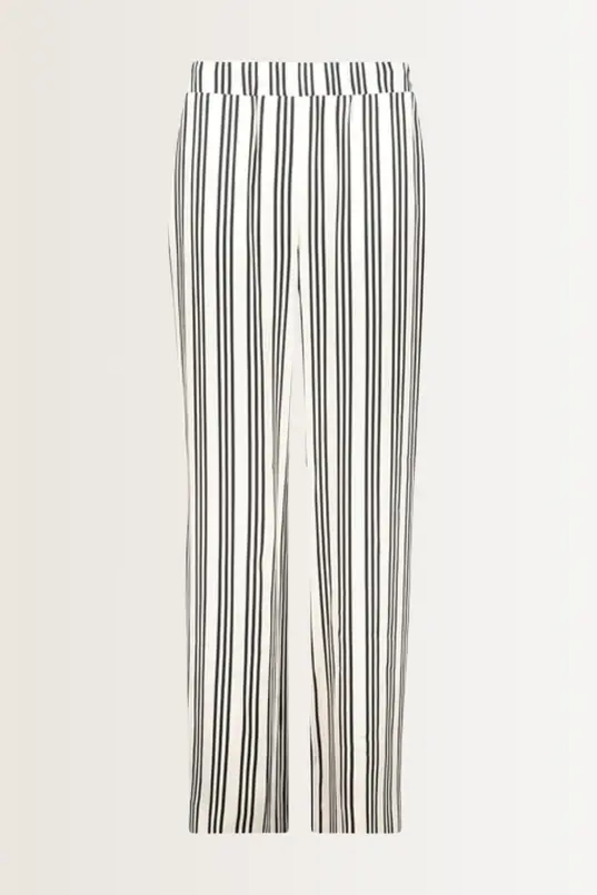 Luchtige broek met strepen Monari