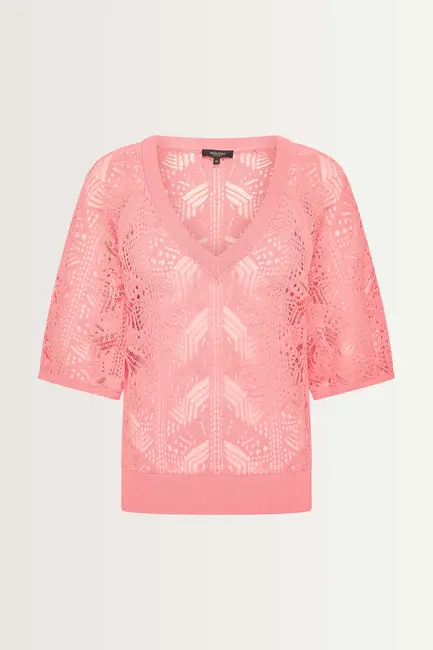 Luchtige knit met vlindermouwen