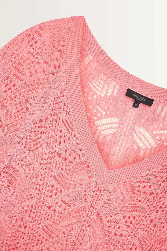 Luchtige knit met vlindermouwen