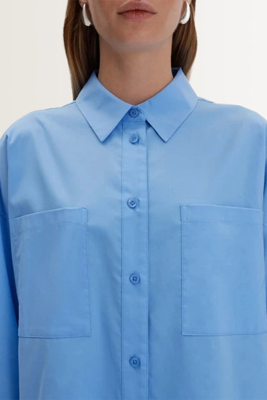 Luchtige oversized blouse Zoppa detail Someday