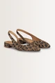 Luipaard slingbacks