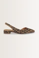 Luipaard slingbacks