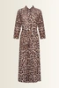 Luipaardprint blousejurk