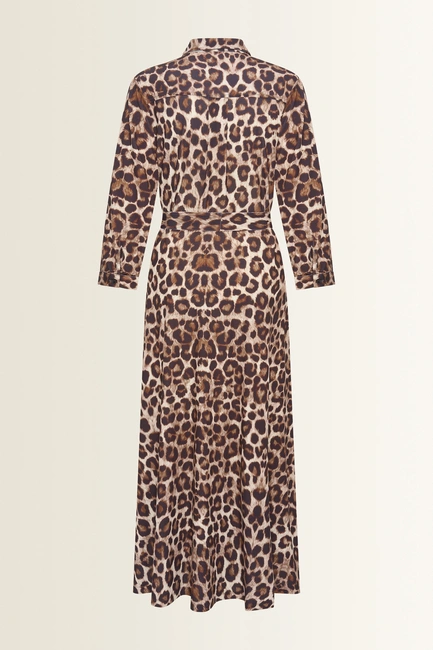 Luipaardprint blousejurk