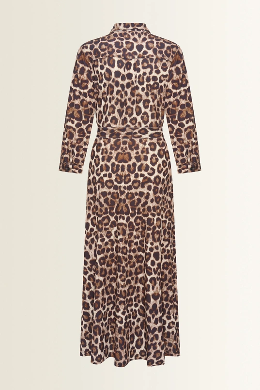 Luipaardprint blousejurk