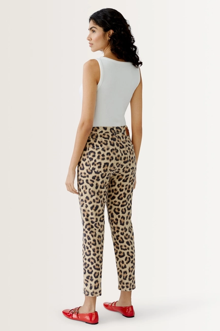 Luipaardprint jeans OUI
