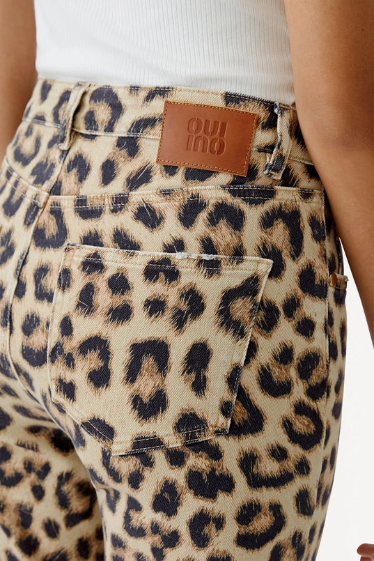 Luipaardprint jeans OUI