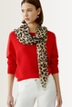 Luipaardprint shawl OUI
