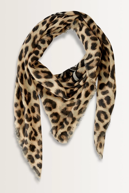 Luipaardprint shawl OUI