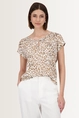Luipaardprint top met kettingdetail Monari