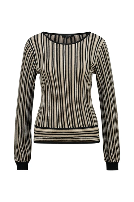 Lurex streep trui