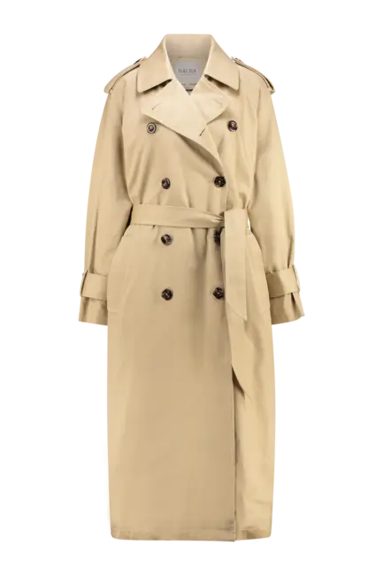 Maura lange trenchcoat