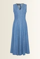 Maxi jurk in denim