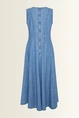 Maxi jurk in denim