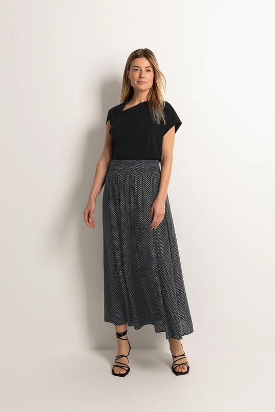 Maxi rok 2-tone print