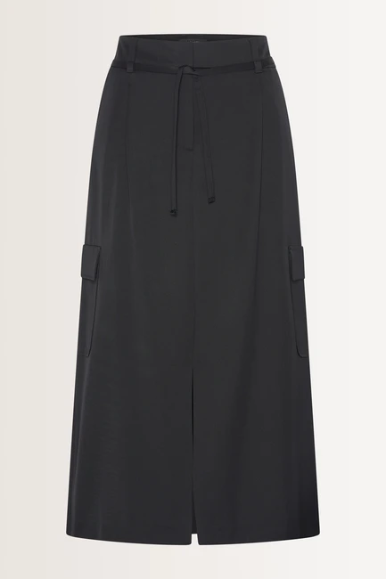 Maxi rok met cargozakken