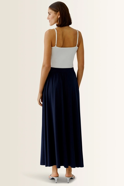 Maxi rok met soepele valling OUI