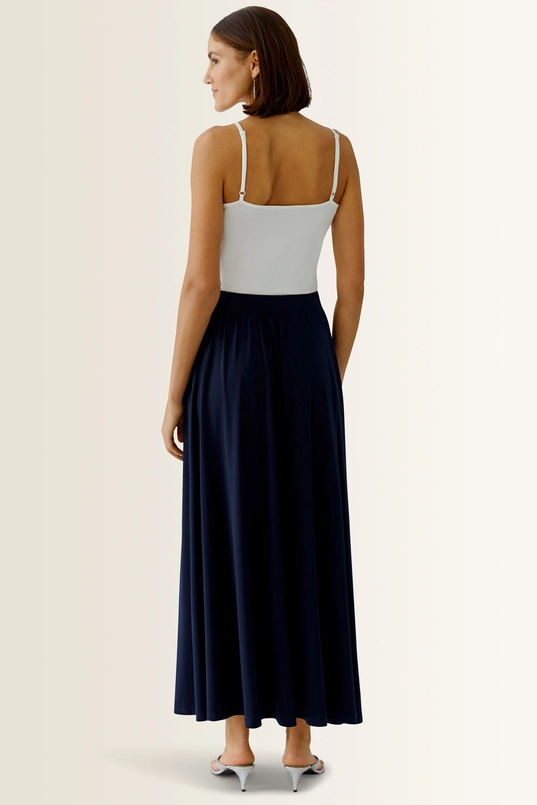 Maxi rok met soepele valling OUI