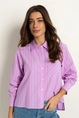 Meerkleurig gestreepte blouse