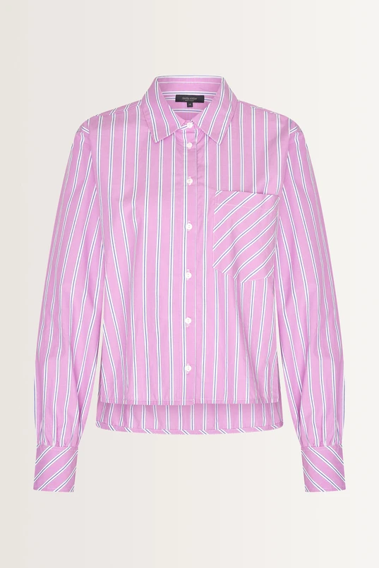 Meerkleurig gestreepte blouse
