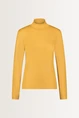 Metallic turtleneck top