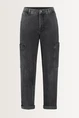 Mid rise cargo jeans