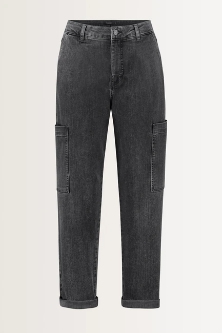 Mid rise cargo jeans