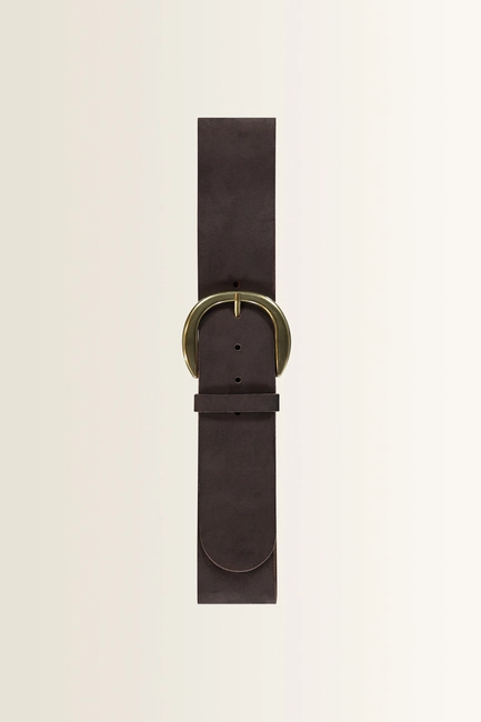 Middelbrede riem suède-look